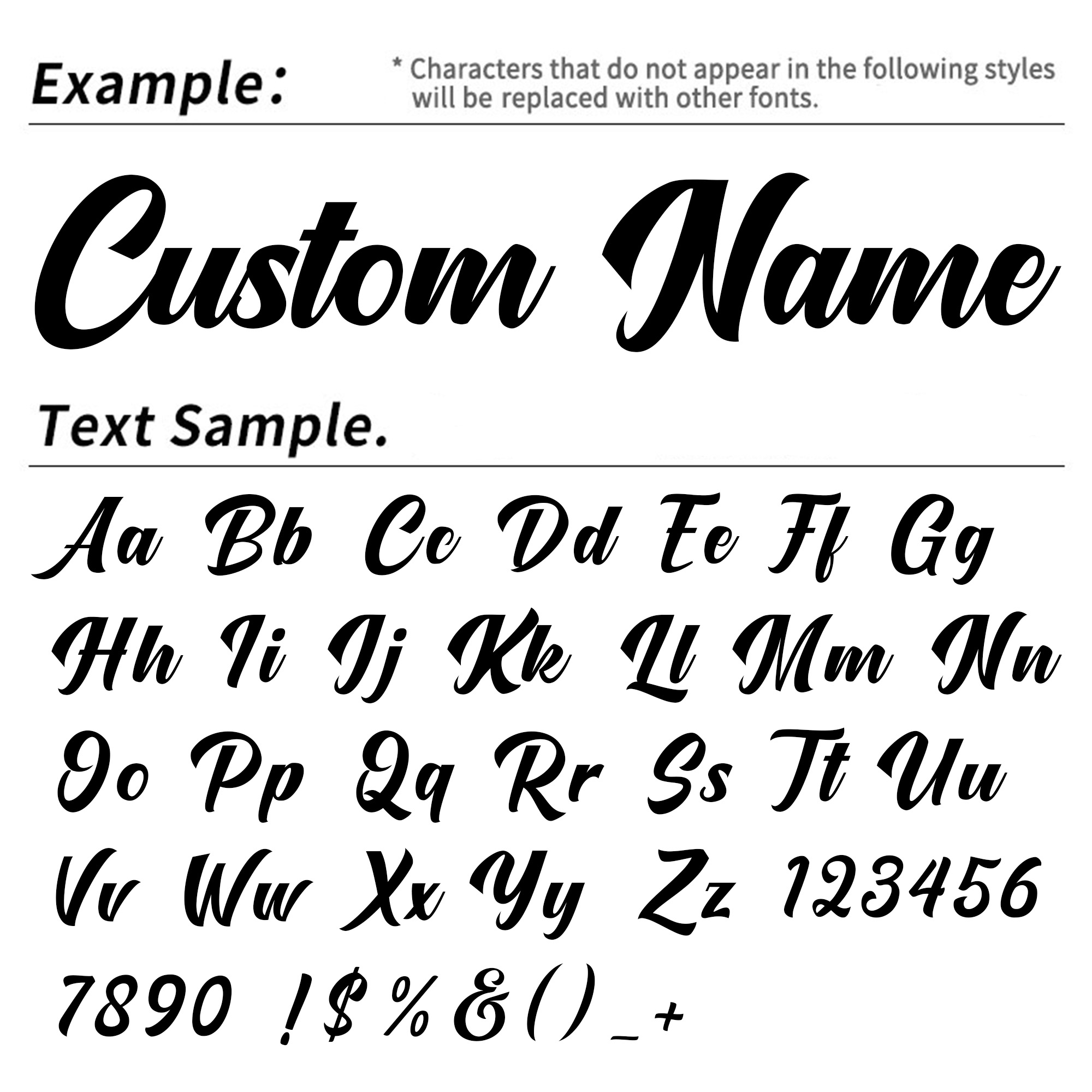 3PCS Custom Name Stickers Pers - Eve Party ulasan dan harga