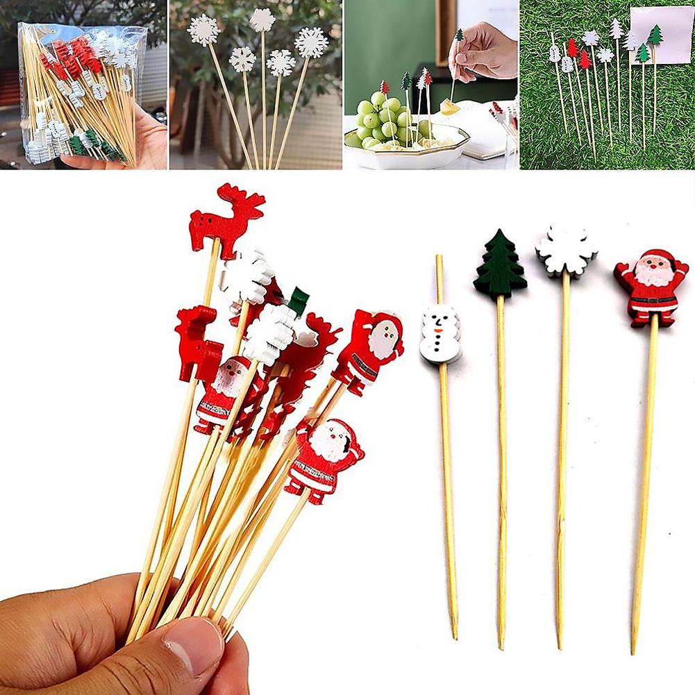 50Pcs Christmas Cocktail Picks - Centerpiece Stick ulasan dan harga