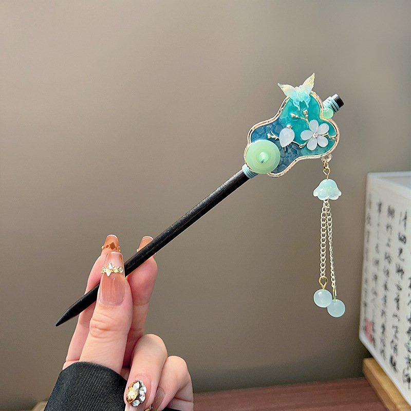 Classic Tassel Hair Stick Blac - Event Suppliers ulasan dan harga