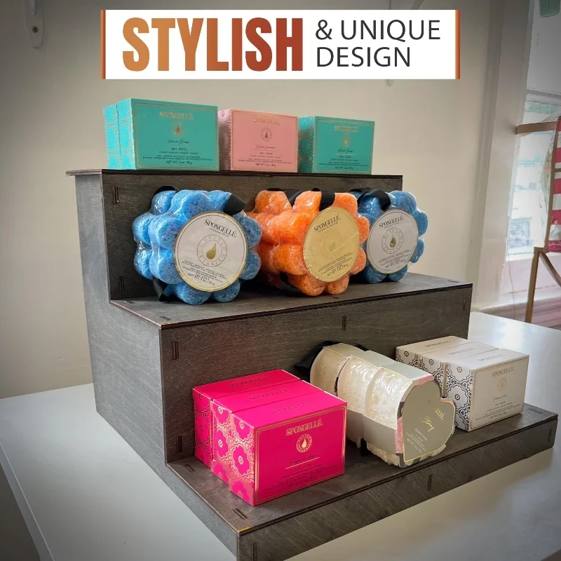 1Set Natural Wood Cupcake Stan - Cupcake Stand Tier ulasan dan harga